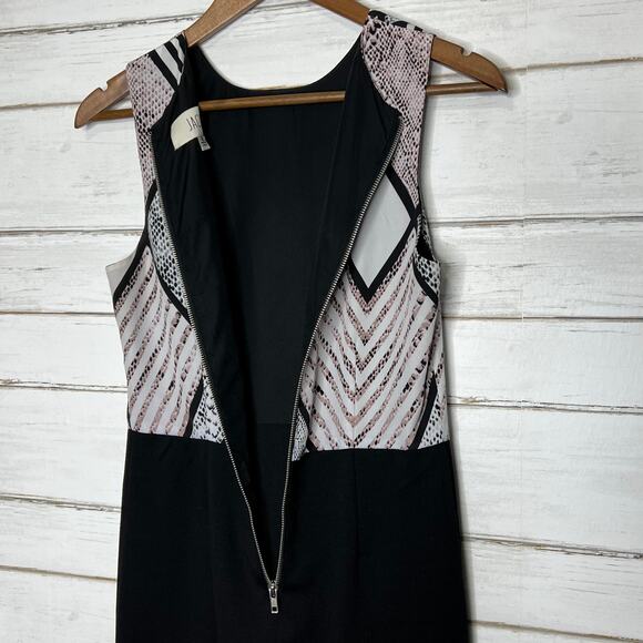 Jack Geometric Snakeskin Print Sheath Mini Dress Size 6 - Picture 5 of 9